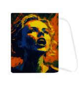 Folded SurArt 86 Laundry Bag, highlighting its compact storage capability and durable fabric, ready for the next laundry day.